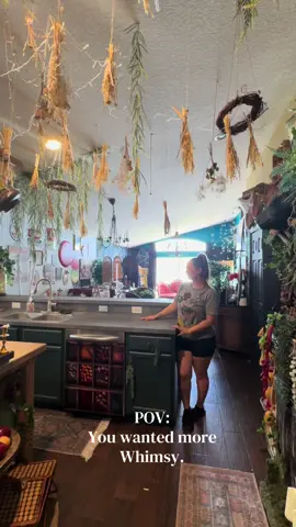 POV: you wanted more whimsy.  #whimsy #kitchenremodel #kichenremodel #kitchenhack #DIY 