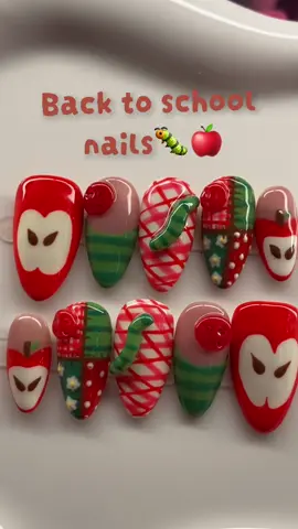 Me if I was a teacher 😩 So cute  #backtoschool #nails #pressons #fyp #PressdBySam 