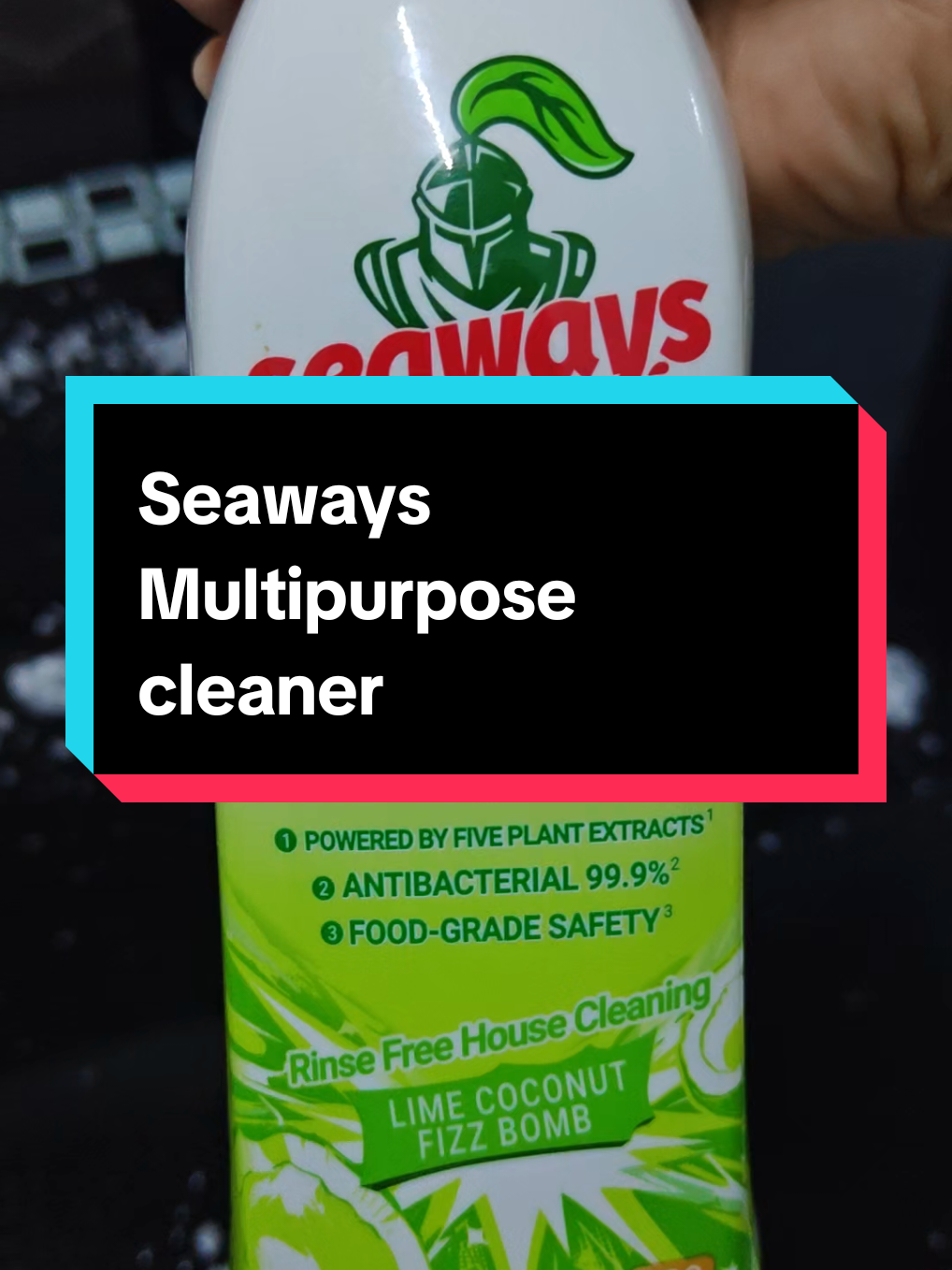 Multipurpose cleaner seaways ✅ Antibacterial ✅ Food grade safety ✅ Plant extract ✅ Rinse free ✅ Lime coconut fizz bomb