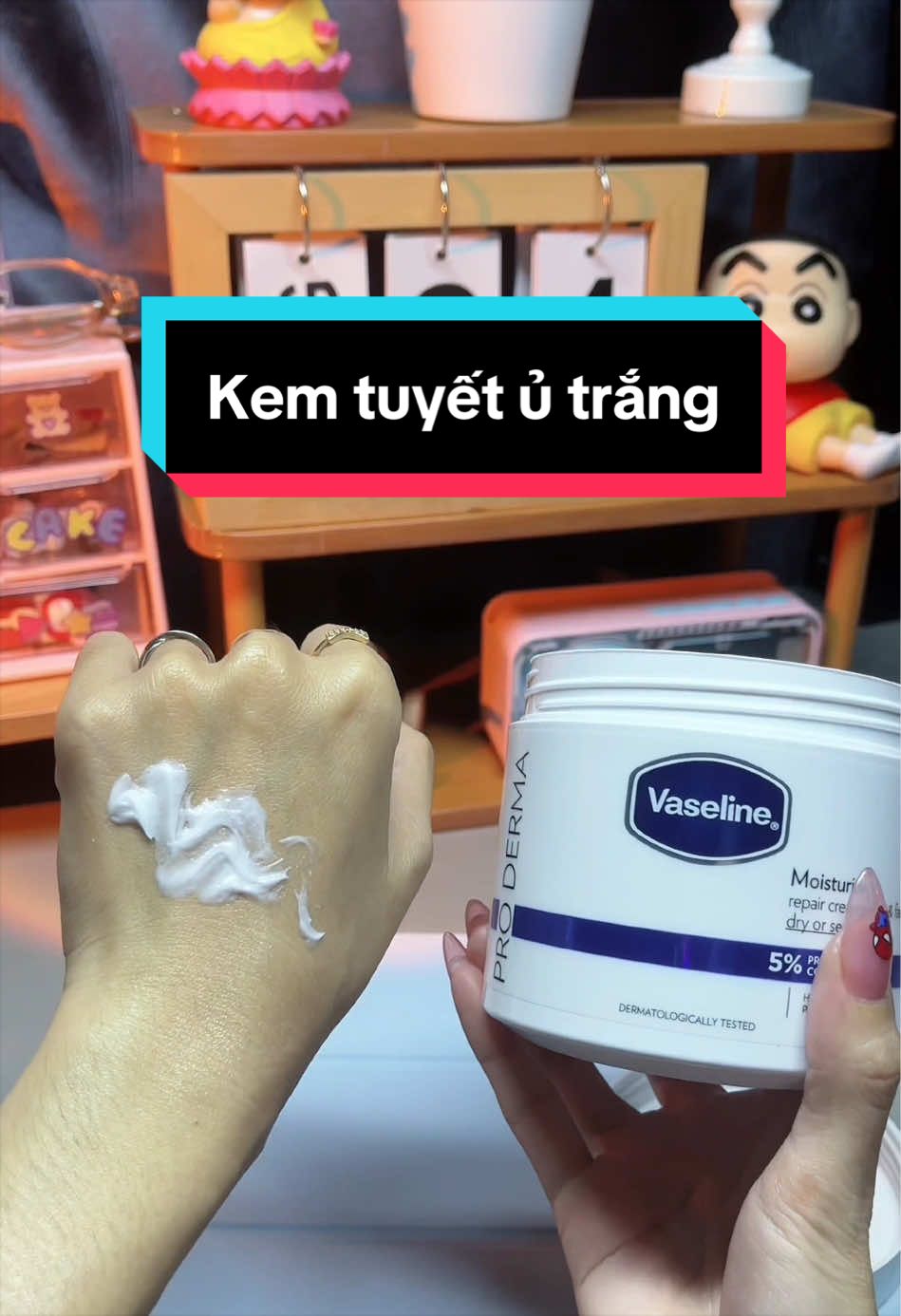 Kem tuyết ủ trắng Vaseline #vaseline #kemutrangda #duongthebody #ecomobi #hoptaccungunilever 