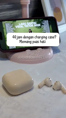 Baseus ni memang syok untuk layan lagu 🎧🔥 Bass padu, tahan lama & water resistant. Kalau tengah turun harga, memang berbaloi grab! 😍 #baseus #baseusearbud #earbud #earbudswireless #fyp 