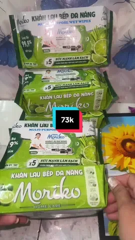 Combo 10 gói khăn lau bếp đa năng Moriko #xuhuong #thinhhanh #phấnst #khanlaudanang 