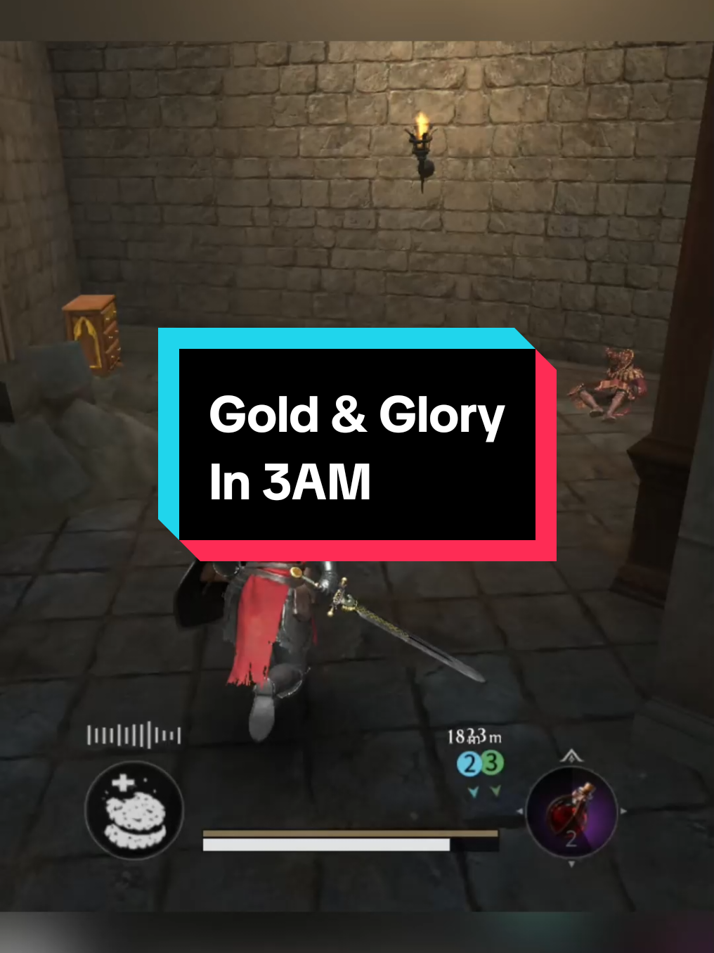 Gold & Glory In 3AM. Aku tak faham betul kenapa sage dua ekor tu buat apa kat pintu tu... #goldandglorymobile #gaming #funnygame #lastgame#