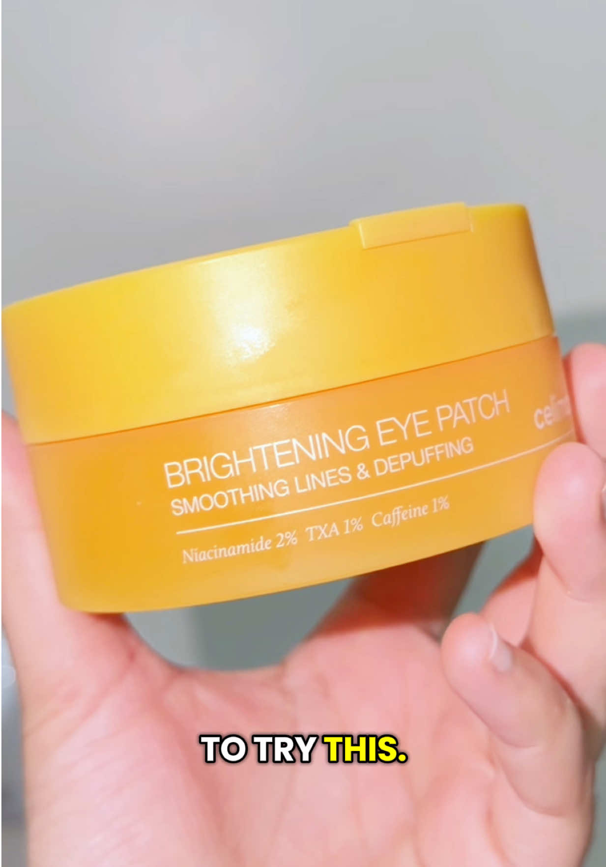 Under eyes care with celimax Brightening Eye patches. @celimax.global available on Yesstyle, use code SKR25155 for extra discount. #celimax #yesstyle #GlowWithTXA #finelines #darkcircles 