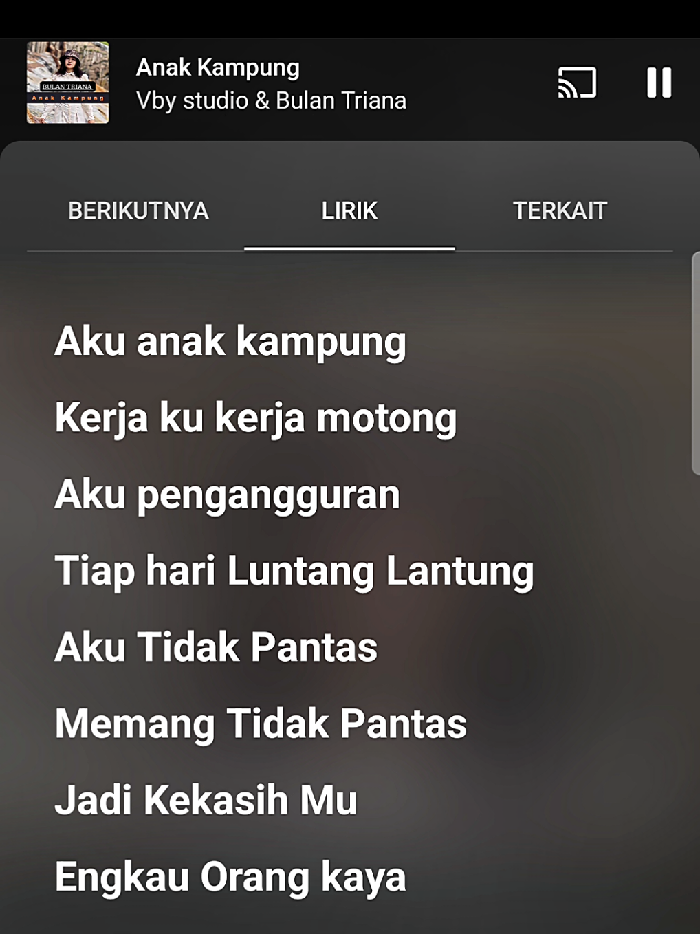 Anak kampung🎶 #lyrics #laguviral #liriklagu #fyp #anakkampung 