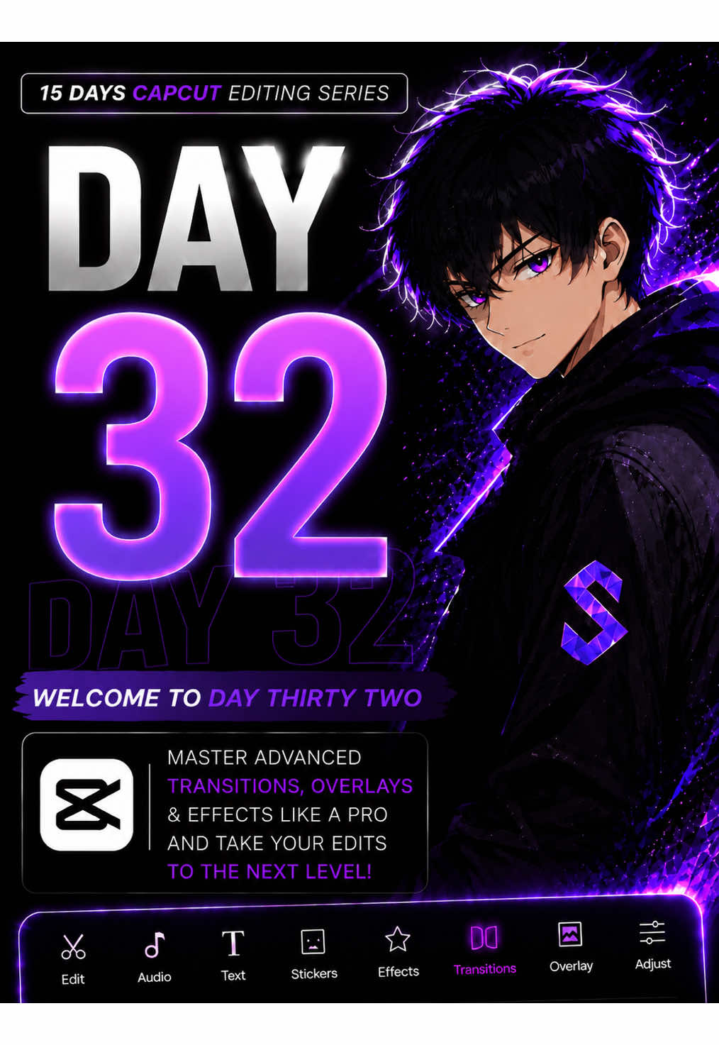 DAY 32 | 3D Effect Gone Wrong? 😳 Placed a black background… and suddenly the whole screen disappeared 🖤 Here’s how to create a smooth 3D moving effect without losing your layers 🔥 Small trick, big difference ✨#capcut 