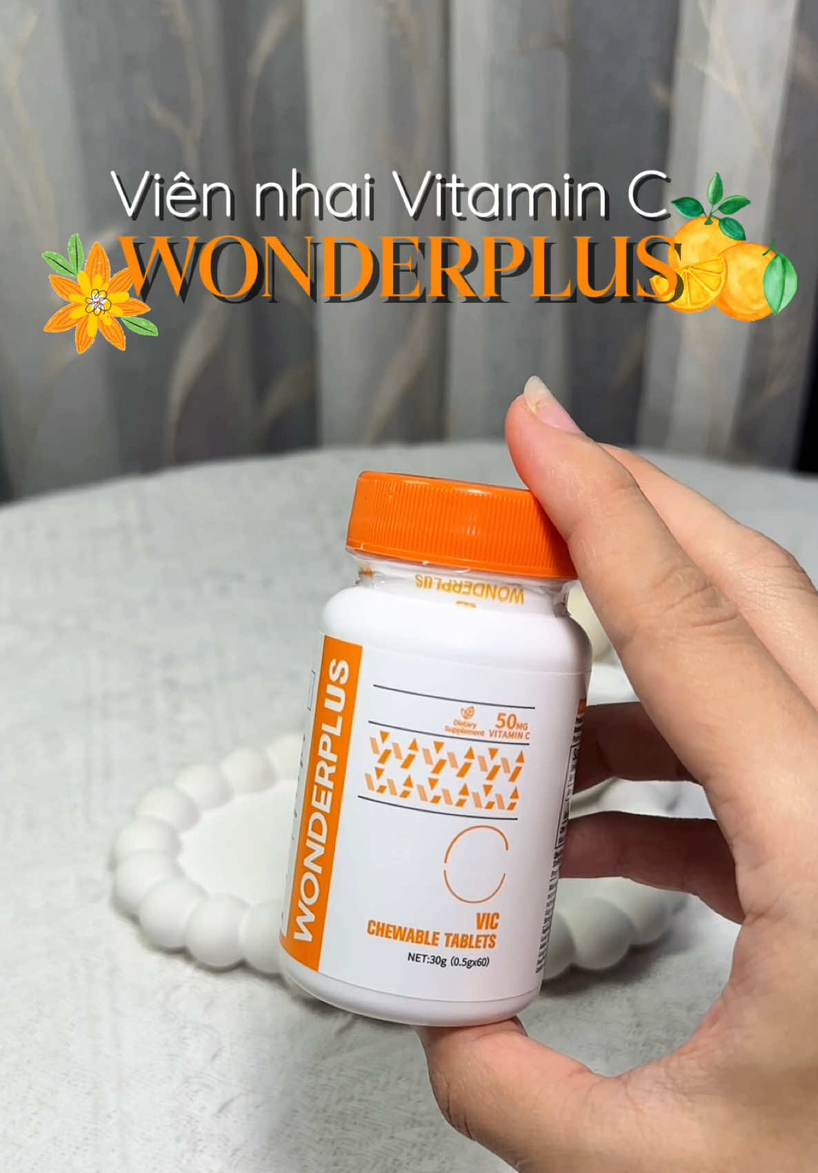 + 1 bí quyết dưỡng trắng từ bên trong nha mấy bà ơi🍊🤍#duongda #vitaminc #wonderplus #viennhaivitaminc #chamsocsuckhoe 