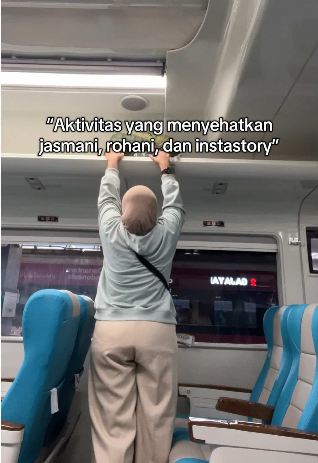 Semoga dompetku juga sehat selalu ya 🙏🏼 #kai #keretaapiindonesia #travellife 