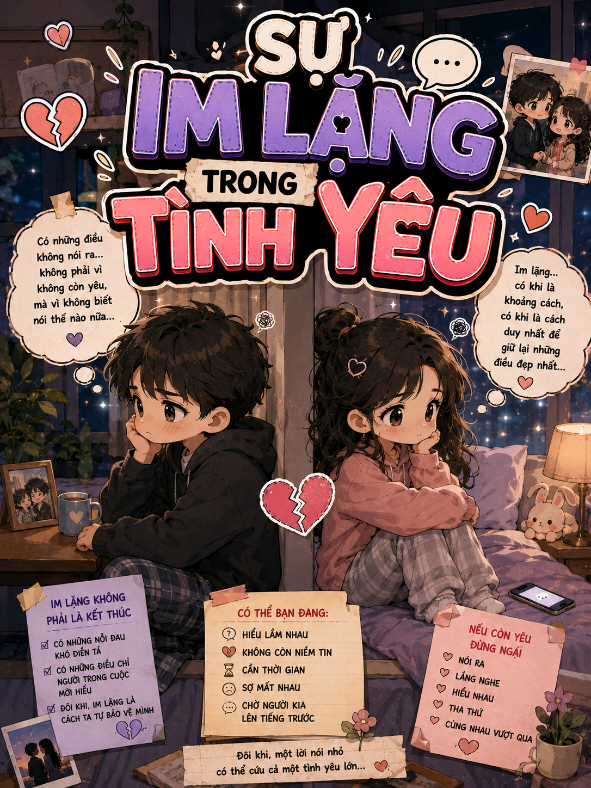 Bạn có từng im lặng trong tình yêu #fyp #threads #infohayho #doccomnet #viral 