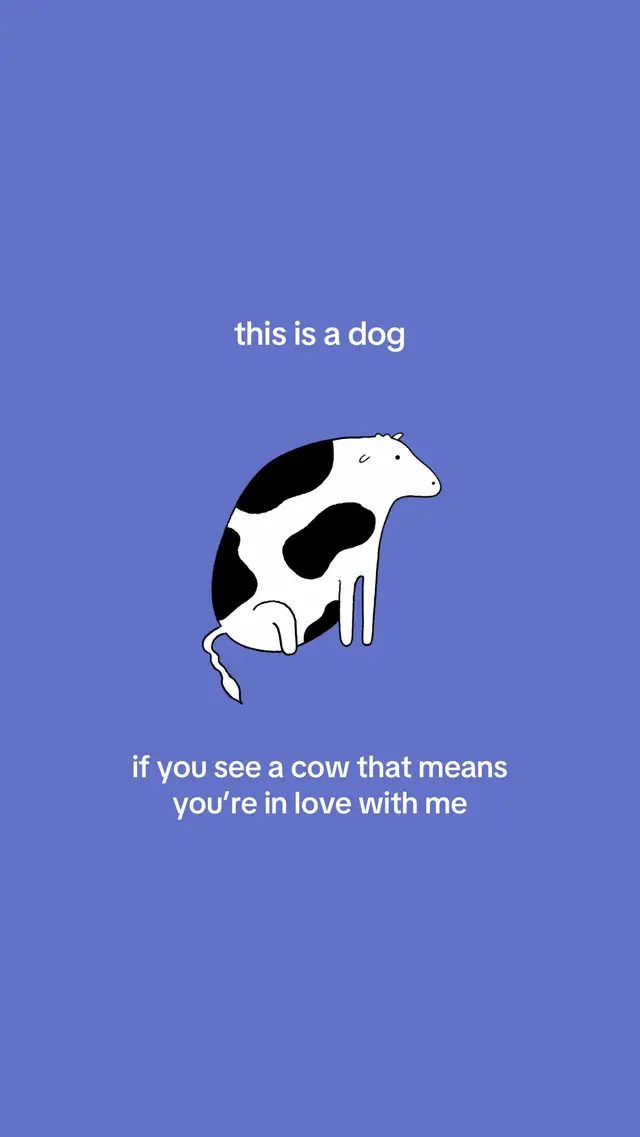 what do you see? 👀  #cows #onecowaday #dog #sillyart 
