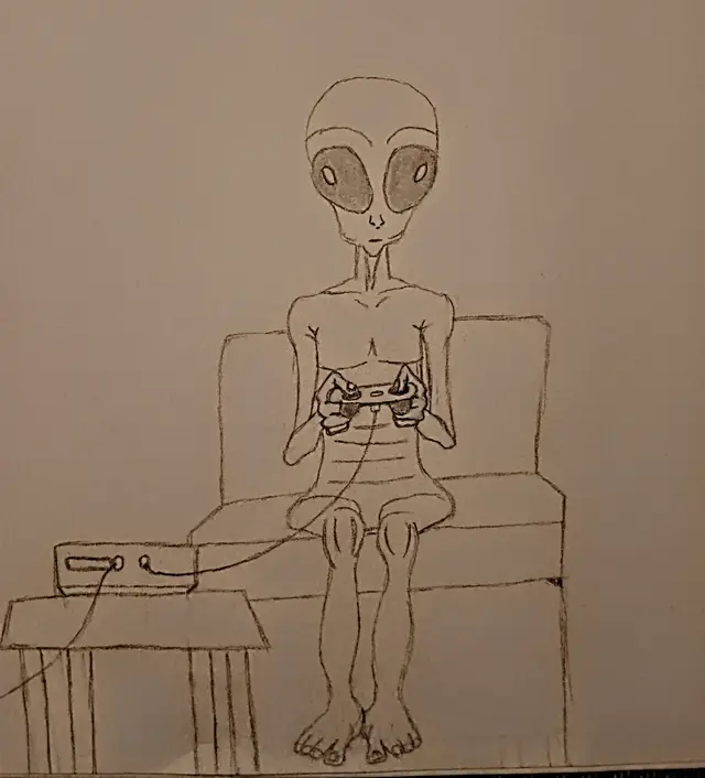 sketchdrawing#videogamefanart#alienart#artist#🎨🎨🎮🎮👽👽✍️✍️✏️✏️