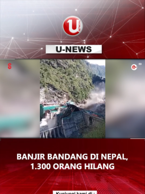 Banjir bandang yang melanda wilayah perbatasan Nepal dan China, m#newaskan sebanyak 165 orang dan 1.300 orang dinyatakan hilang dengan mayoritas diantaranya adalah para wisatawan. Hingga kini, Tim penyelamat masih mencari korban hilang akibat banjir bandang yang menerjang seluruh desa di wilayah itu. #beritaviral #beritaupdate #beritaterkini #fypp #BanjirBandang #Nepal #China #BencanaAlam #BreakingNews #BeritaInternasional #KorbanHilang #TimPenyelamat  Selengkapnya di Youtube Official U TV #ulasannetwork #ulasantv