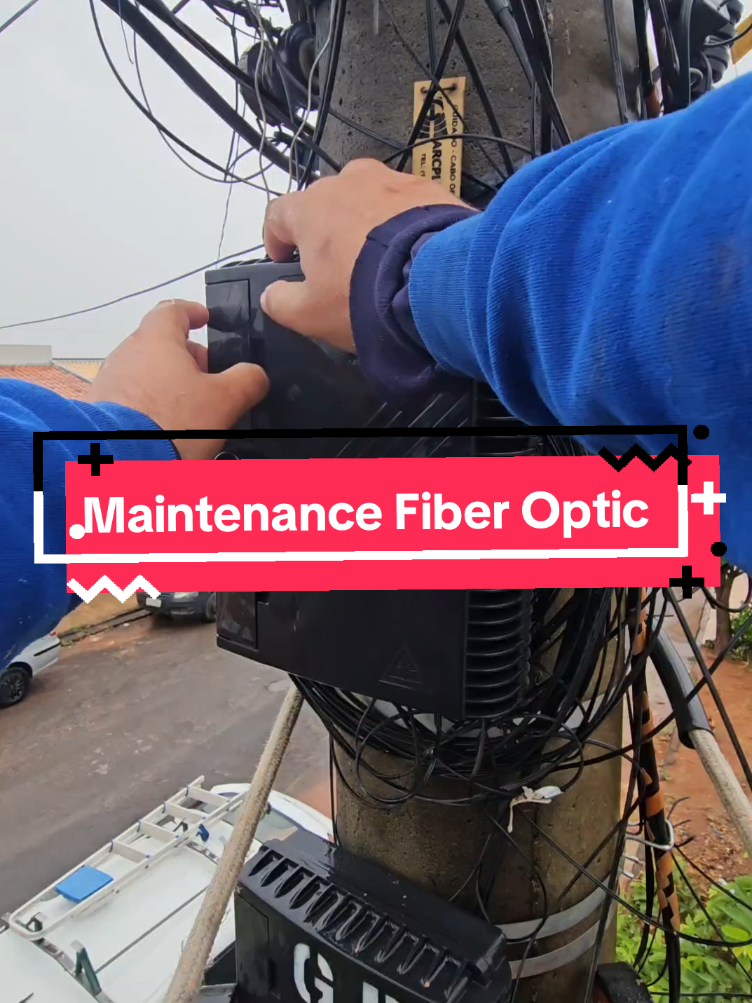 Maintenance Fiber Optic  #instalation #internet #fibra #tecnico #telecom #curiosidades 