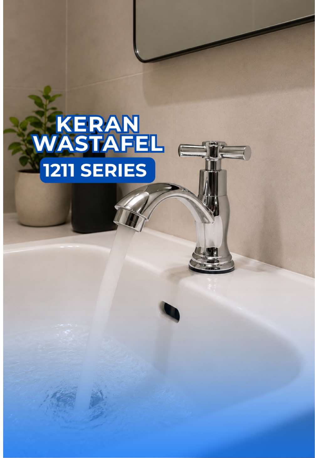 Kran bagus, tapi dratnya nggak cocok? 😵‍💫 Makanya, cek ukuran drat sebelum checkout. VONE 1211 Series hadir dengan drat 1/2