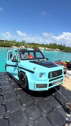 AMG Brabus gwagon jetcar in Turks and Caicos! 🇹🇨 only with @thelookingglass.tc  🔊🔊🔊 #turksandcaicos #providenciales #Jetcar #gwagonjetcar #vacation 