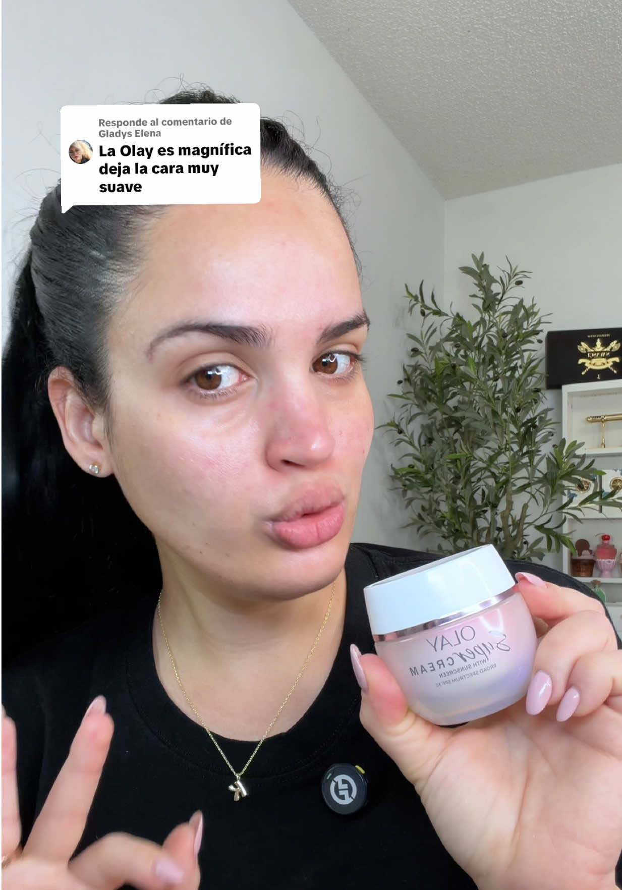 Respuesta a @Gladys Elena Olay Super Cream Facial Sunscrean #skin #skincare #skincareroutine #backtoschool #tiktokshopcreatorpicks 