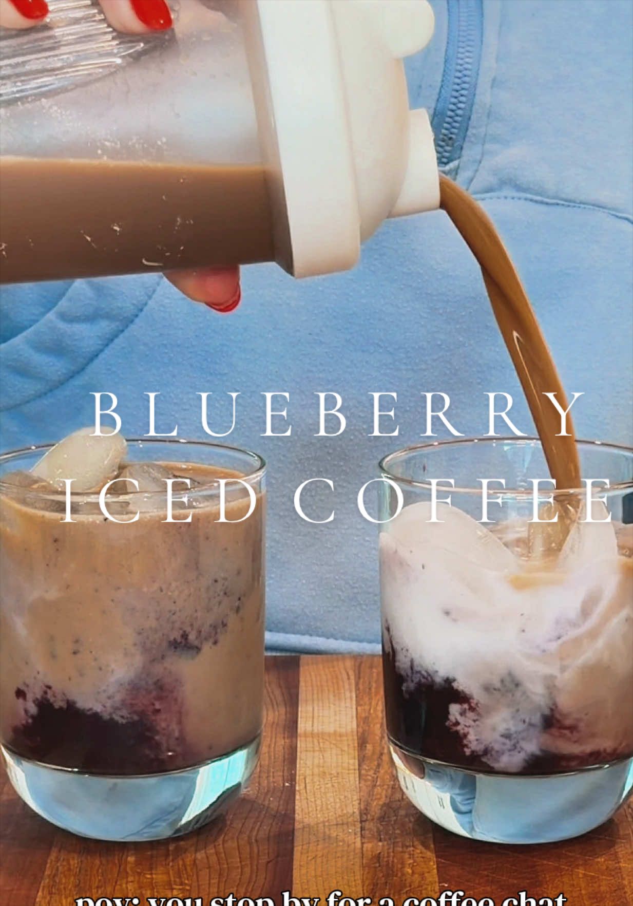 … and neither of us get the bubble guts or a sugar crash >>> @Javvy blueberry crumble protein coffee is out now 🫐🥧🤍