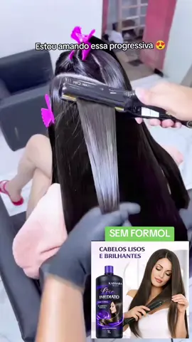 Progressiva Liso Imediato Kaissara sem formol #cabelo #progressivaorganica #semformol #progressivasemformol #dicasdecabelo 