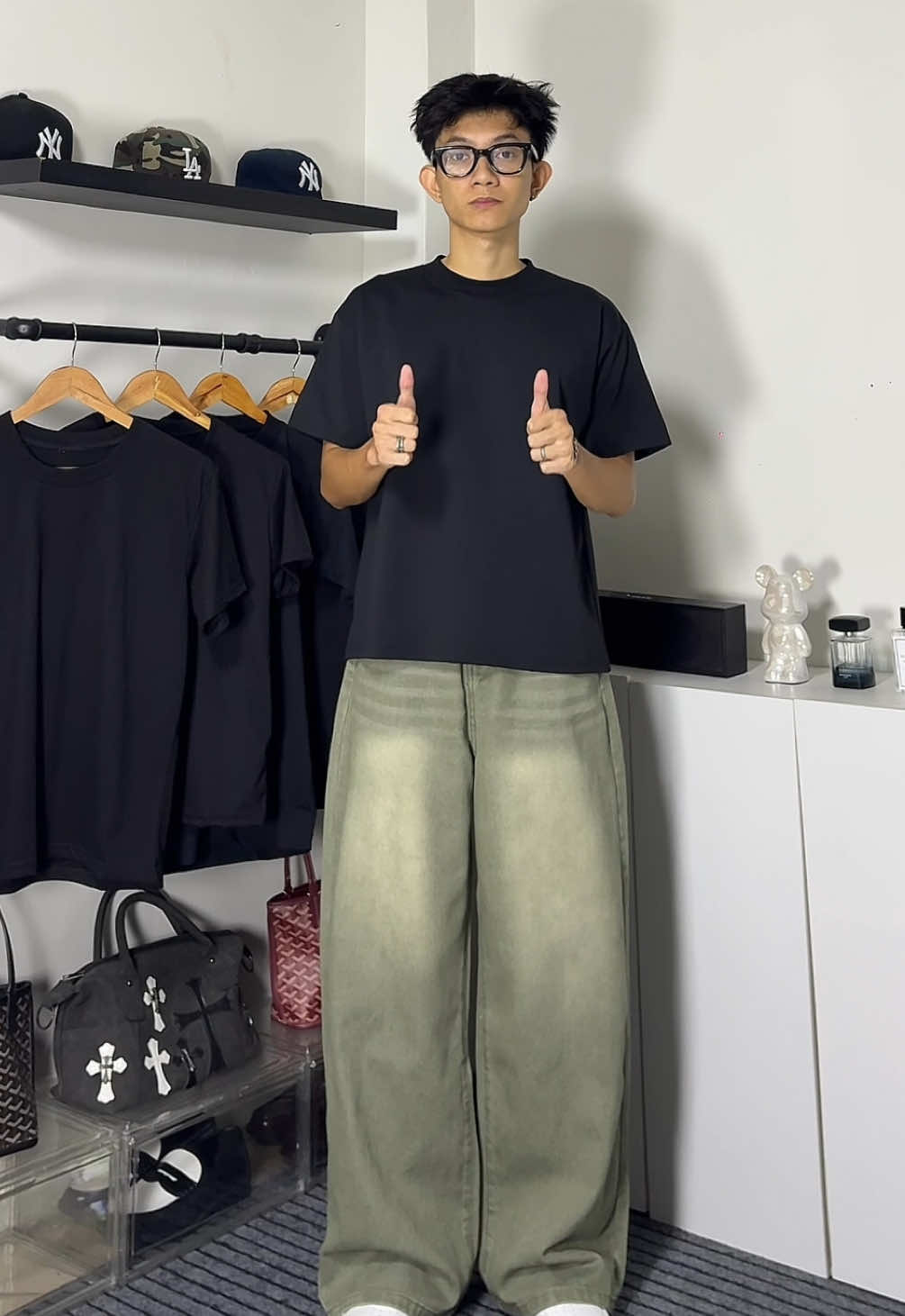 Green Washed Pants! #fasioncontent #outfitideas #outfitinspo #tiktokfinds #fyp 