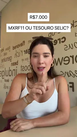 Seu dinheiro não precisa estar apenas “guardado”. Ele precisa estar bem direcionado para os seus objetivos. Renda fixa, fundos imobiliários e outros investimentos podem fazer sentido em diferentes momentos, o importante é entender como cada um funciona antes de tomar uma decisão. Investir melhor começa por entender o que você está fazendo com o seu dinheiro. Quer começar a investir com mais clareza? Comente LIBERDADE e receba o link do e-book Do Zero ao Primeiro Investimento. #educacaofinanceira #fundosimobiliários #mxrf11 #tesouroselic 