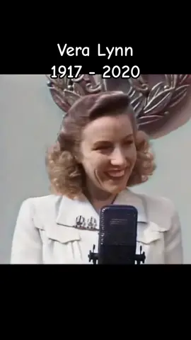 Vera Lynn The Voice of Hope 🇬🇧 During the darkest days of WWII, Vera Lynn’s songs brought comfort to millions of soldiers and families separated by war. Known as “The Forces’ Sweetheart,” she became famous for songs like We’ll Meet Again, a promise of hope when nobody knew what tomorrow would bring. Her voice became a symbol of courage, home and reunion. Vera Lynn passed away in 2020 at the age of 103 but her message still lives on: We’ll meet again. ❤️  #veralynn #ww2 #greatbritain #wellmeetagain 