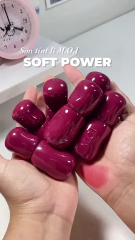 BST son tint lì M.O.I Soft Power nhẹ môi #son #sontint #softpower #moicosmetics #hongocha 