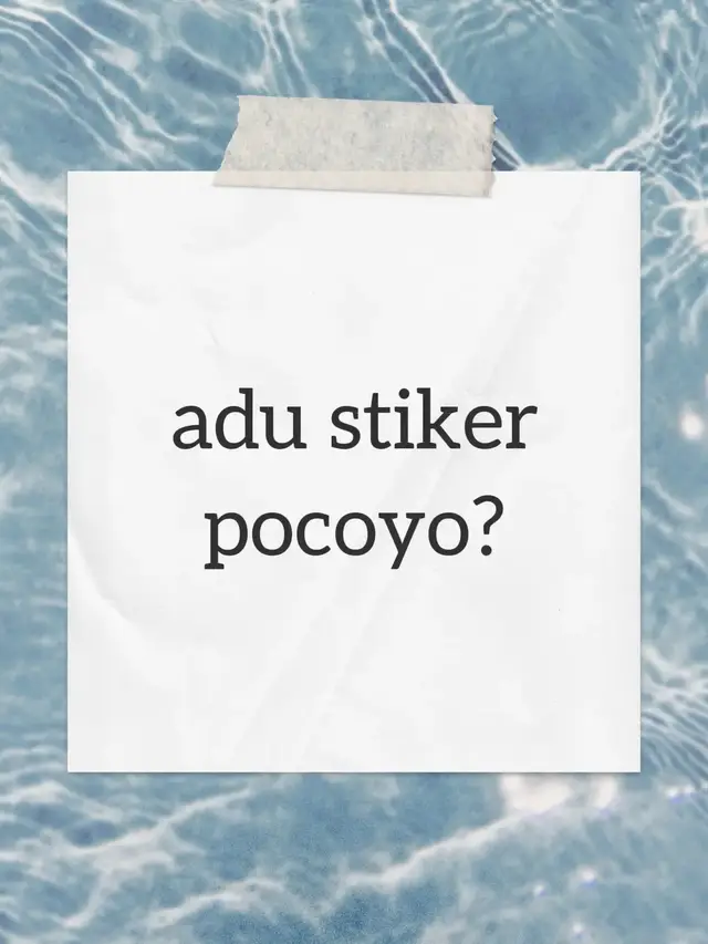 adu stiker pocoyo? #saluranwa #pocoyo #foryou #stikerpocoyo #fyp 
