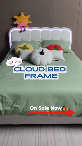 This viral LED cloud bed frame is on exclusive sale, craft a soft luminous bedroom sanctuary that instantly elevates your daily living space✨ #homemakeover #TikTokshopbacktoschool #CloudBedDecor #BedroomSanctuary #CozyHomeVibes