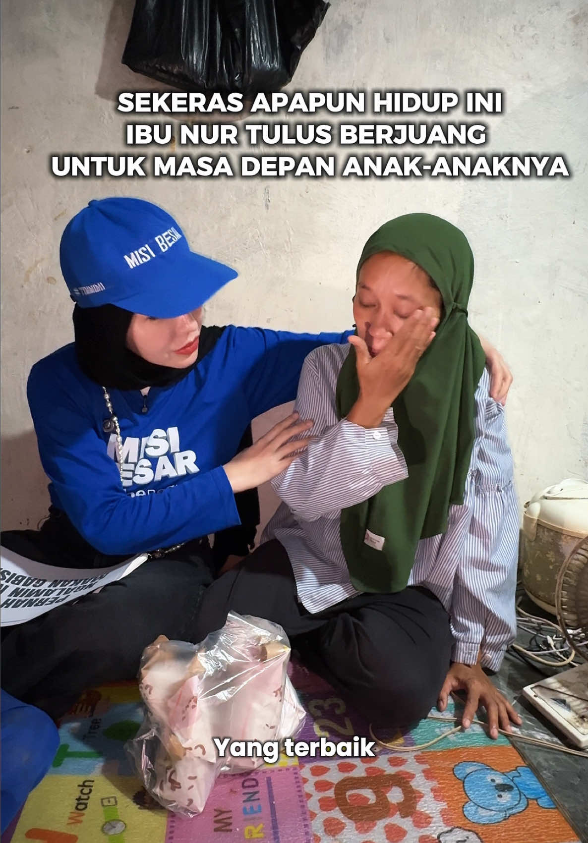 Kisah Bu Nur menjadi contoh nyata betapa mulia hari seorang ibu🥹  #timmimi #misibesardabebeaute #aksisosial 