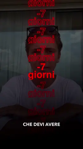 Mancano sette giorni al release e se no mi vuoi rimanere indietro devi essere pronto quando uscirà. #giovani #uscite #serate #eventiitalia 