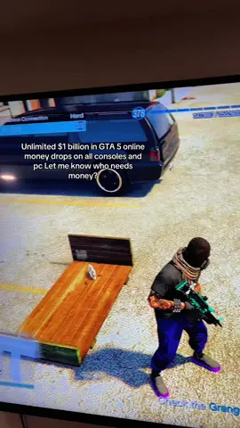🚨Unlimited $1 billion in GTA 5 online money drops on all consoles and pc  🚨Let me know who needs money? #gta #fyp #gaming #viral 