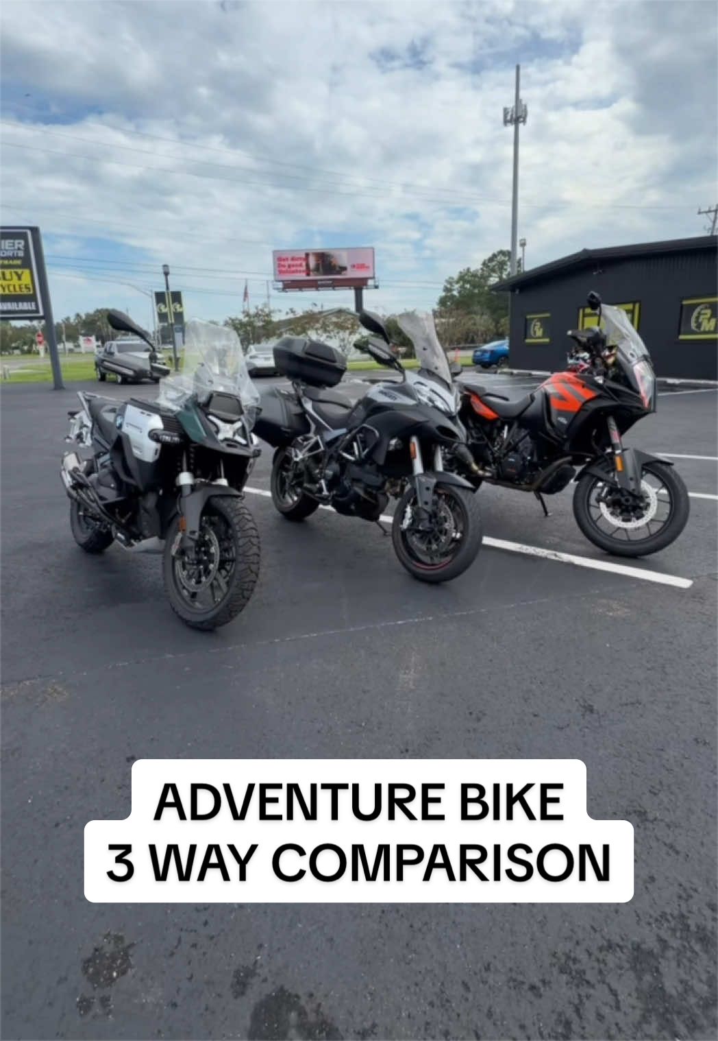 Three adventure bikes, three completely different styles. Which one are you taking for your next adventure? . . . #motorcycle #bike #bikelife #rider #motorbike 