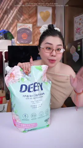 Túi nước giặt Deefy mà chị em nào cũng cần luôn, đủ nhu cầu mềm vải, chống vết bẩn, khử khuẩn, lưu hương #EmKimTapHoa #nuocgiat #nuocgiatxa #nuocgiatdeefy #deefy 