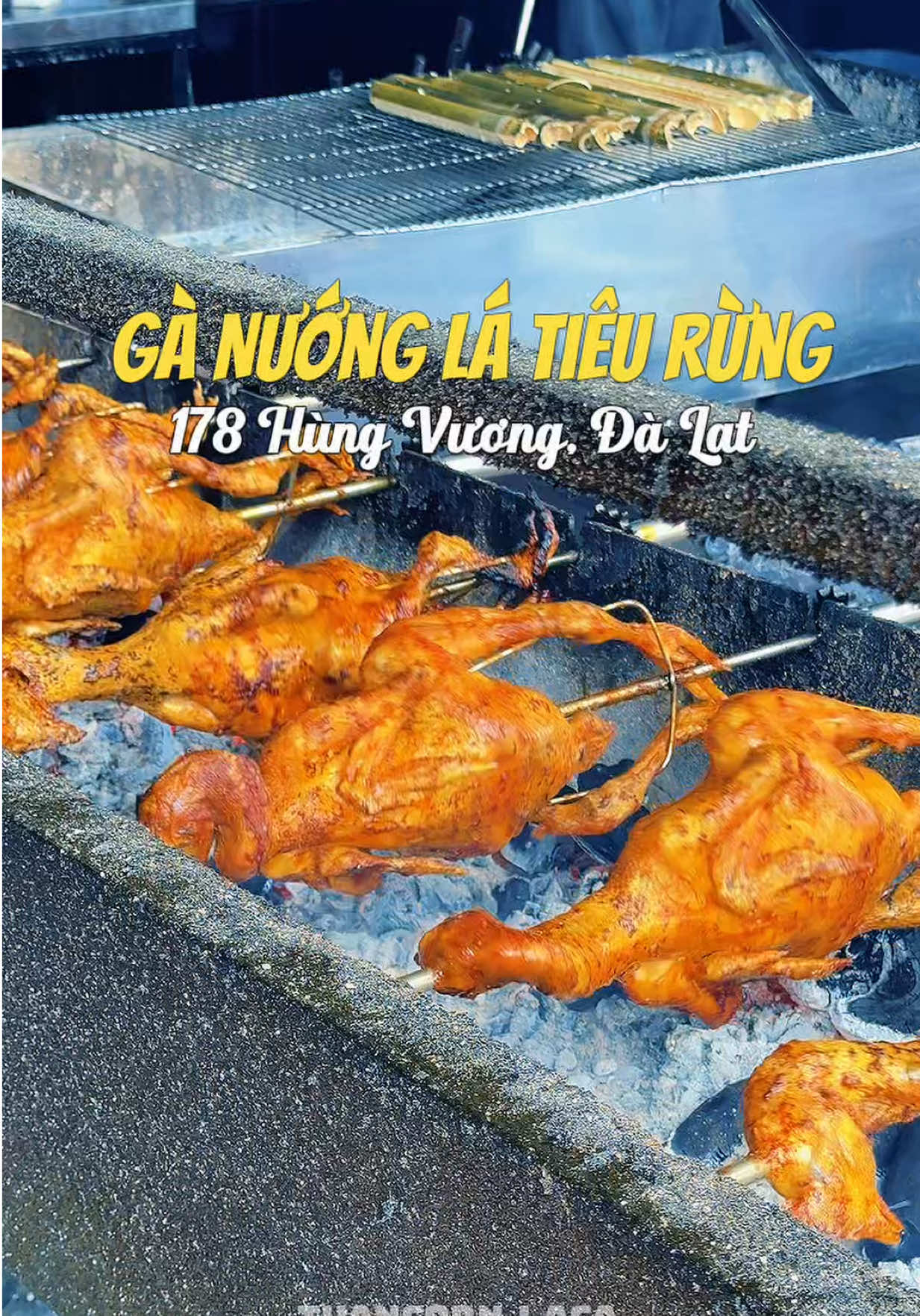 Cơm lam - gà nướng lá tiêu rừng #tuancornlaca #ganuonglatieurung #dalatfood #ganuong #xuhuong 