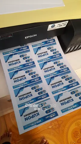 Apapun orderannya tetap di syukuri || Epson L1110 || Epson Family  #epson #epsonprinter #dotmatrix #percetakan #fyp 