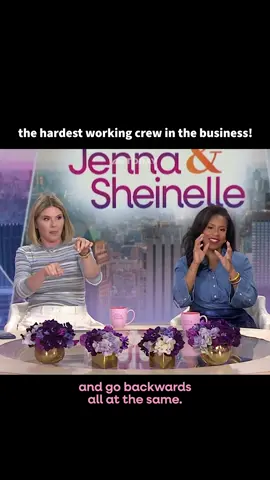 The best of the best working with us on #JennaAndSheinelle!