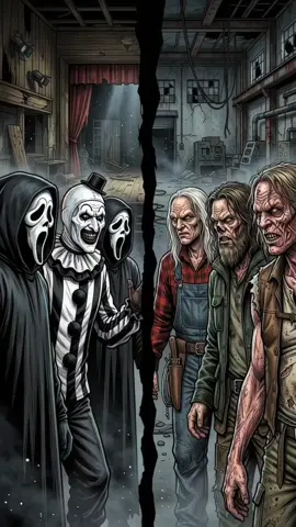 3vs3 #viral #arttheclown #wrongturn #ghostface #fyp 