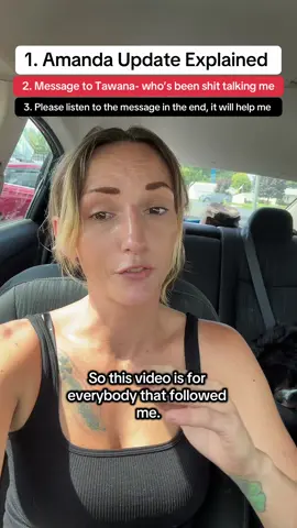 Please listen all the way to the end so you can understand my message fully! For all those who followed me about Amanda!  