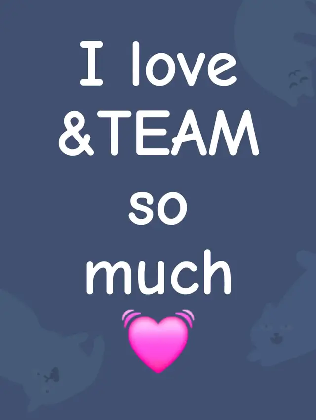 I love &TEAM so much 💓 @&TEAM #AndTeam #MarkOnMe