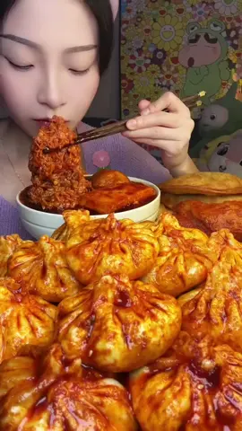 yammy food🍜🥟#mukbang #asmr #eat #food #fyp 