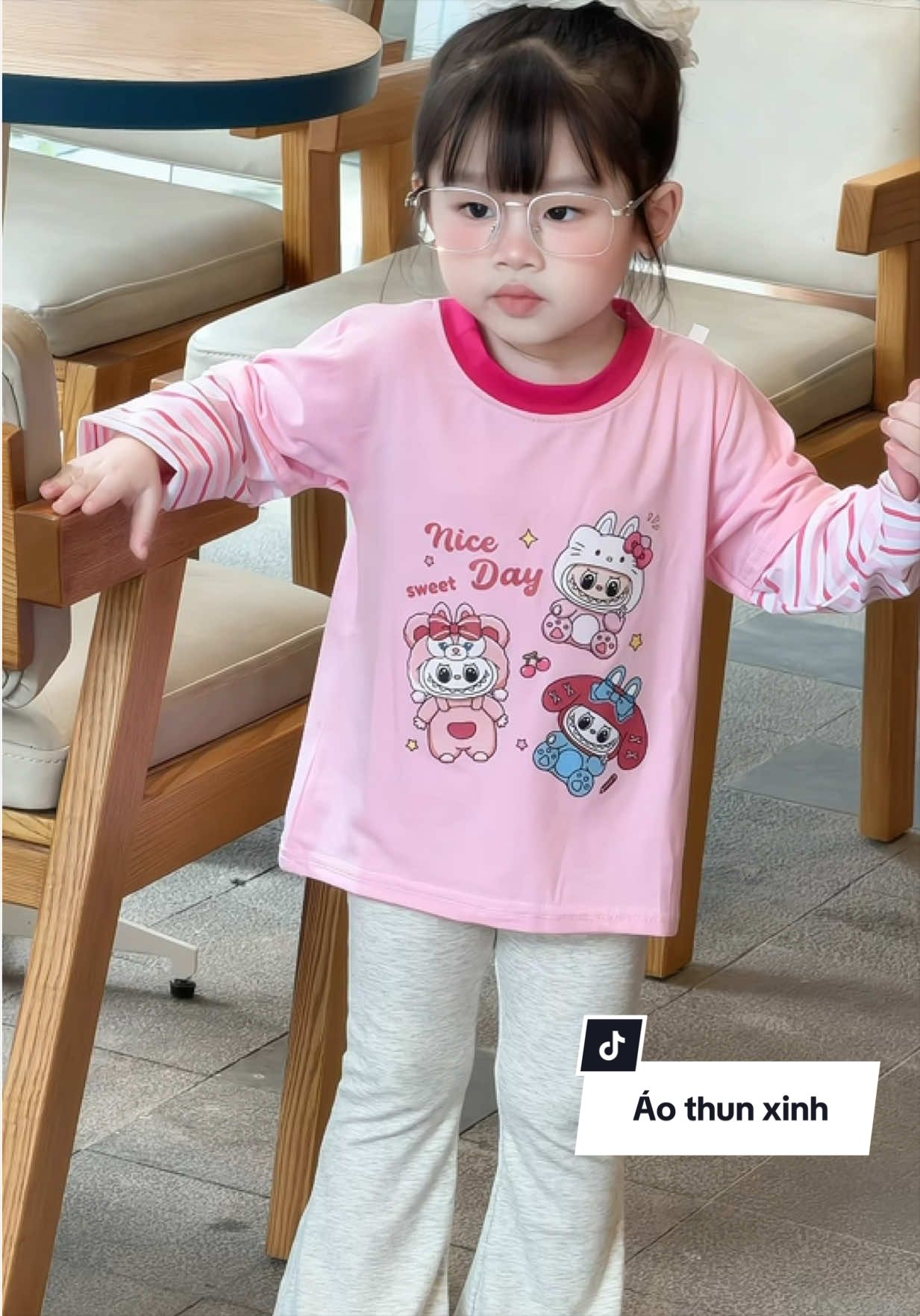 Áo thunnn xinh a#xuhuong #thoitrangbegai #fashion #aothundaitay #aochobe 