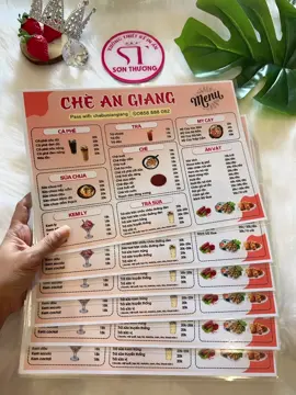 ❤️⚡️MENU GIẤY CỨNG ÉP PLASTIC CHỐNG NƯỚC IN THIẾT KẾ THEO YÊU CẦU CỦA KHÁCH ⚡️❤️ -Miễn Phí Thiết Kế Chỉnh Sửa  💯 IN CÀNG NHIỀU - GIÁ CÀNG RẺ - THIẾT KẾ DEMO theo YÊU CẦU CỦA KHÁCH chỉ cần gửi cho chúng tôi nội dung bạn muốn. (với đội ngủ thiết kế kinh nghiệm nhiều năm ❤️😘) ===> Còn lại để tôi lo, đáp ứng nhu cầu ĐẸP - ĐỘC - LẠ - CHẤT - Kích Thước: - 13x18cm - 20x30cm - 30x40cm 👉Inbox ngay để được Shop tư vấn nhé! Số lượng nhiều càng giảm nhắn tin cho mình nhé #Tuyển_sỉ_cộng_tác_viên_ib mình tư vấn nha #menuepdeo #menuintheoyeucau #menuintheoyeucau #menuepdeo    Zalo: 0961701106 fb: Thương Jerry (Xưởng In Thiết Kế)