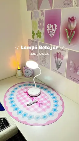 akhirnya nemu lampu multifungsi, ada 3 warna, bisa diarahin kemana aja. dan paling penting ini tuh di charger 😍 #lampuportable #lampubelajar #lampufleksibel #lampungonten 