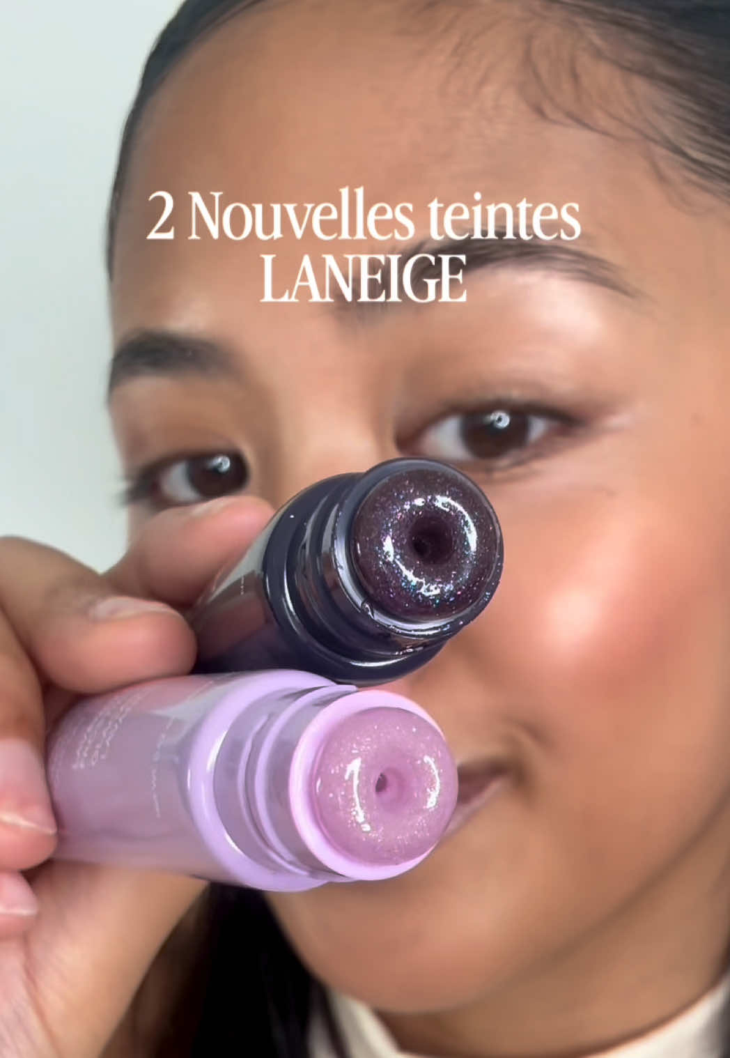 Nouvelle obsession lèvres 🤍 Glaze Craze de LANEIGE Lavender Frosting & Black Plum Glaze, un fini ultra-glossy à tomber. @LANEIGE Europe #LANEIGEGLAZECRAZETIKTOK #glazecraze #laneige #lipserum #collaborationcommerciale 