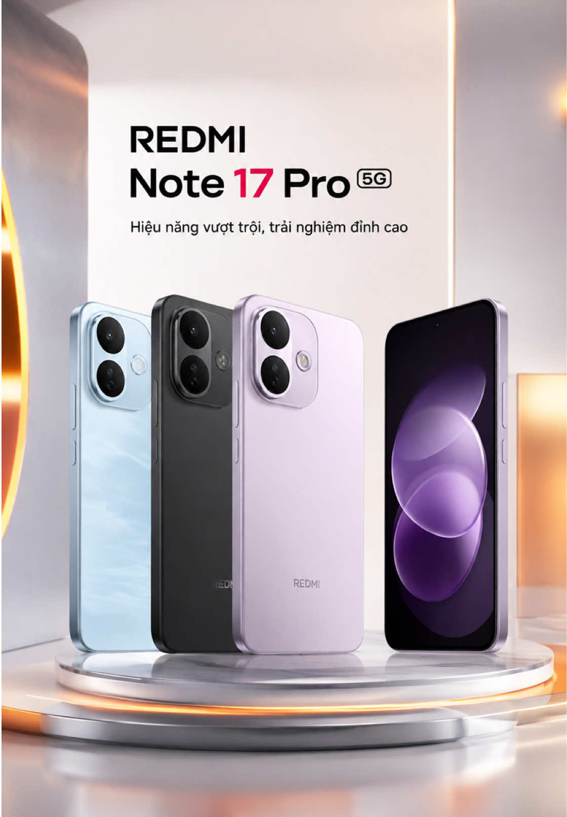 ✨ XIAOMI REDMI NOTE 17 PRO 5G – GỌN GÀNG, HIỆN ĐẠI, SẴN SÀNG CHO NHU CẦU MỖI NGÀY 📶 Kết nối 5G theo thông tin sản phẩm 📱 Phù hợp làm việc, liên lạc và giải trí 💎 Thuộc dòng Redmi Note Pro của Xiaomi 🚀 Hướng đến trải nghiệm sử dụng nhanh và tiện lợi 🔥 Dễ dàng đồng hành trong nhiều tình huống hằng ngày #XiaomiRedmiNote17Pro #Redmi17Pro5G #Smartphone #DienThoaiThongMinh #Xiaomi5G  