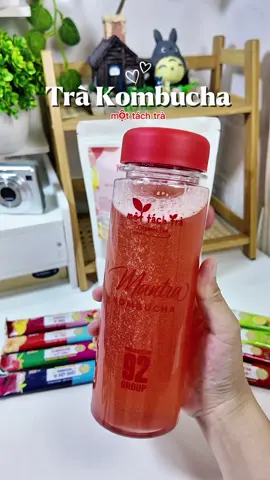 Chị em muốn da đẹp, dáng thon mỗi ngày thay thế thử trà sữa nước ngọt bằng em trà kombucha này nhé #xuhuong #trakombucha #trakombuchatraicay #kombucha #review 