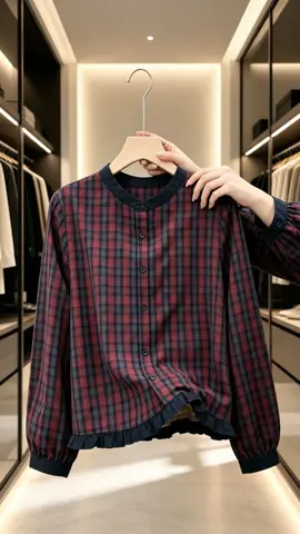 Asaya Atasan Kemeja Pakaian Wanita Kerah Polo Gaya Korea Kekinian Baru untuk Wanita.  #atasanwanita #kemejawanita 