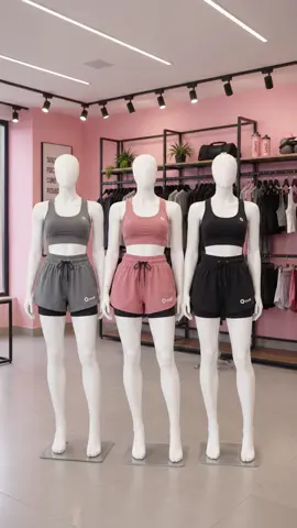 Kit 3 Shorts 2 em 1 Feminino Dry fit Soltinho com Coz Elástico Para Treino com Bolso Interno #roupasfitness #shortsfeminino #vendasonline #Tiktokshop 