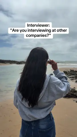 Recruiters asking, “Are you interviewing at other companies?” is not about honesty. It’s about positioning. Saying, “No, just you” can make it sound like no one else wants you. But saying, “I’m in final rounds everywhere” can make them think you’re already gone. Both work against you. What they’re actually trying to figure out is: • Are you in demand? • Are you genuinely interested? • Are you worth prioritising? So here’s what to say instead 👇 If you’re early or mid process: “I’m exploring a few opportunities that align with my background, and I’m being intentional about where I invest my time. This role really stood out to me.” If you’re further along or have offers: “I am further along in a couple of other processes, but based on what I’ve learned so far, this role is a front runner for me. I’m happy to keep you updated as things progress.” This keeps you: • Honest • In demand • Credible • And high on the recruiter’s priority list Save this before your next interview. Most people mess this question up you don’t have to. ✨ #jobsearchtips #interviewtips #careersadvice #interviewquestionsandanswers 