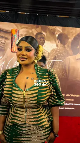 Aba Dope in an exclusive interview express her love for Her Excellency Nana Ama at the Movie Premiere Of Ama #foryoupage #viral #trending 